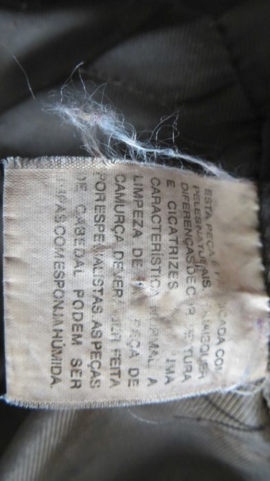 Casaco de pele homem, castanho, tamanho 48