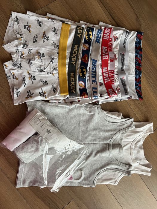 Bielizna dla chlopca na 8-9 lat/ 130 cm Zara/ F&F
