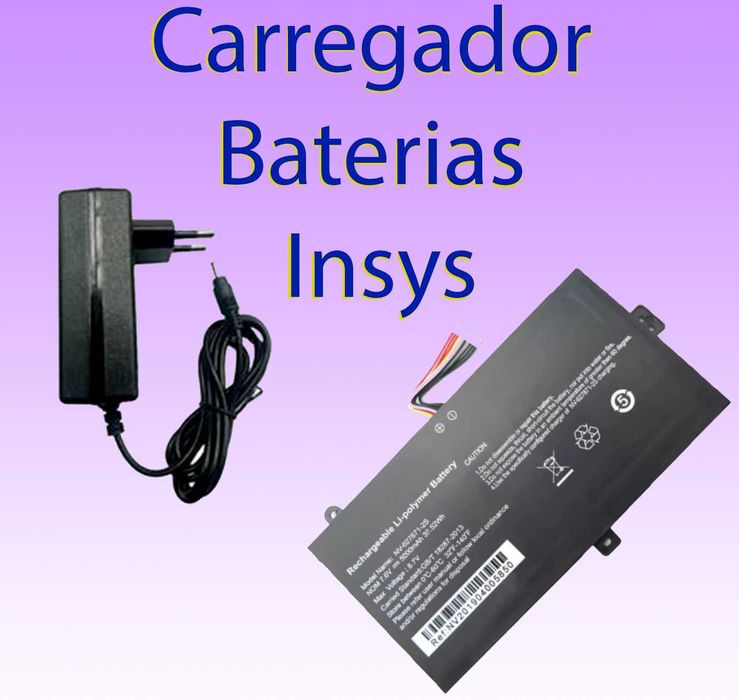 Carregadores  e baterias Insys programa  escolas - Preços desde €1564584743073282120