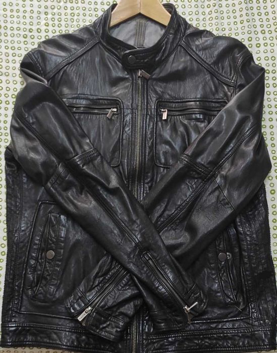 Jaqueta de couro Massimo Dutti M/L