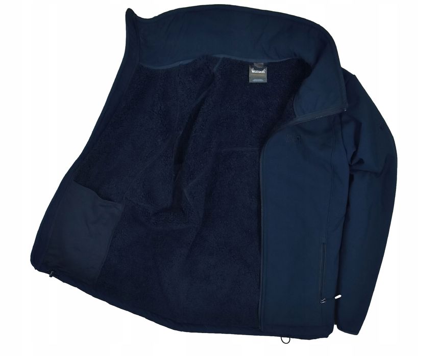 Jack Wolfskin Damska Kurtka Techniczna Softshell Podszyty Polarem Xl