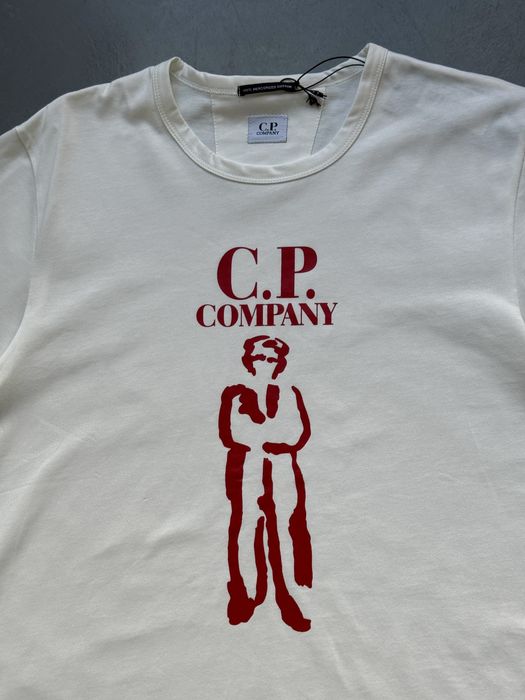 Футболка C.P. Company з великим лого (Без ПЕРЕДОПЛАТИ)