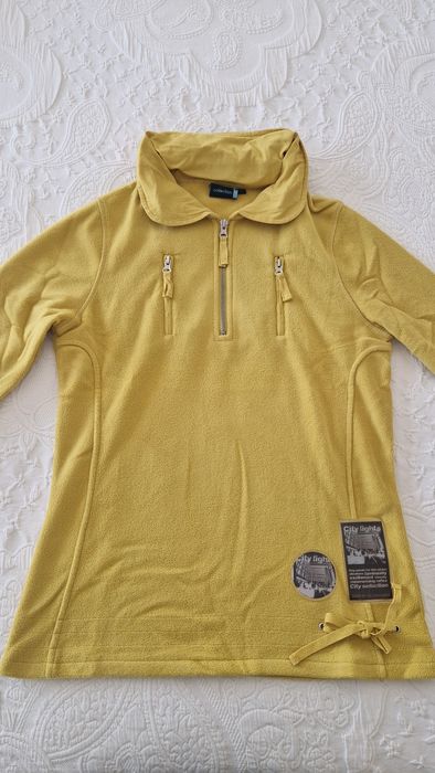 Camisola polar Quebramar, verde, tamanho S