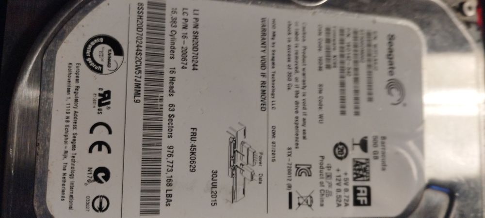 Disco interno 500 GB