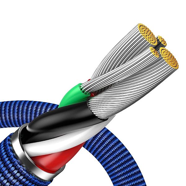Baseus Crystal Shine Series kabel przewód USB do szybkiego ładowania i