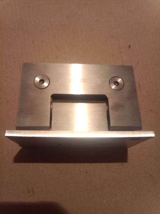 Петли для душевых кабин из нержавеющей стали матовая СТЕНА-СТЕ