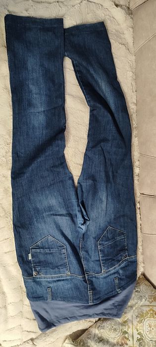 Jeansy ciążowe, z metki XXL