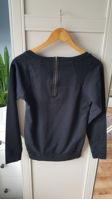 Czarna bluza z koronka TU r.36 s uk8