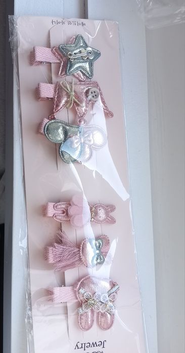 Ganchos do cabelo forrados