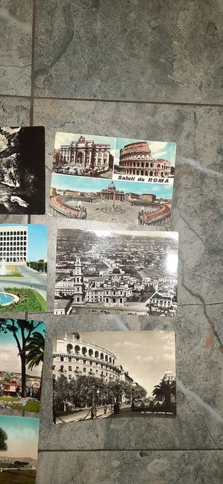 Stare pocztówki Rzym, Włochy lata 50te, 60te