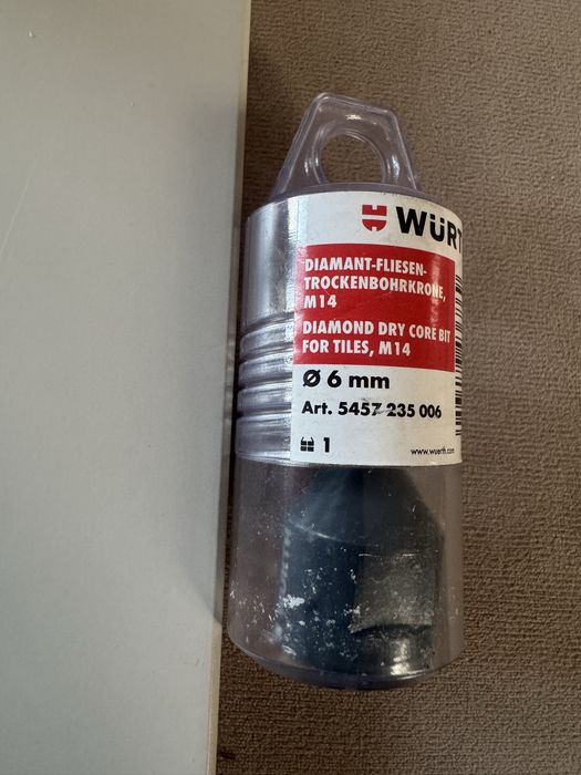 Wiertlo diamentowe Wurth fi6 M14