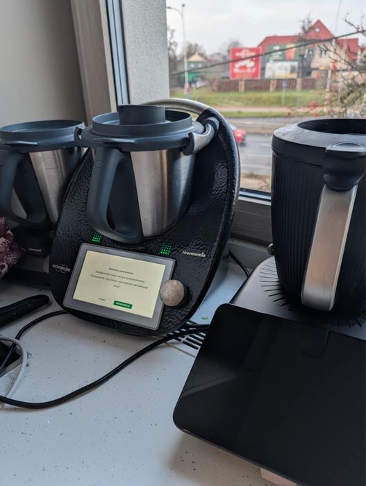 Thermomix szampańska czerń zestaw