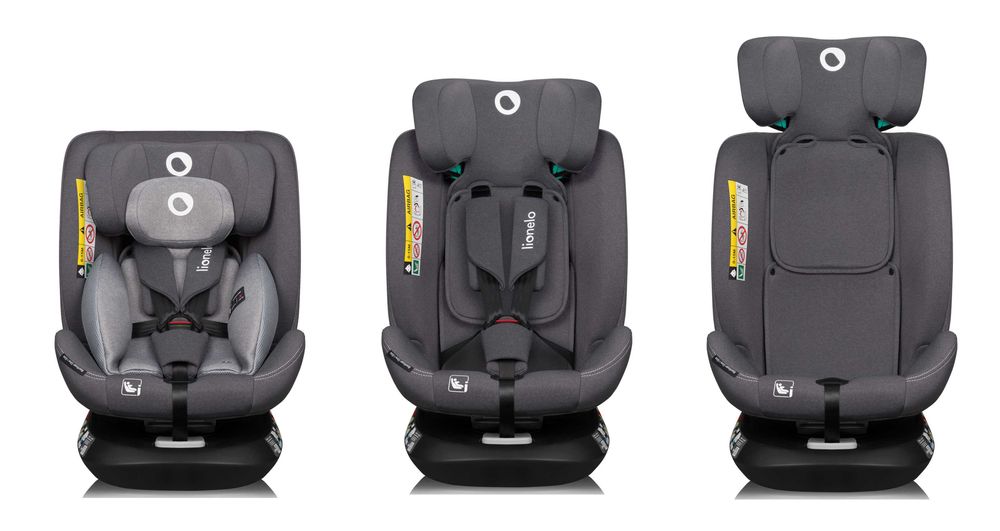 Fotelik samochodowy obracany Lionelo BASTIAAN i-Size ISOFIX 0-36 kg