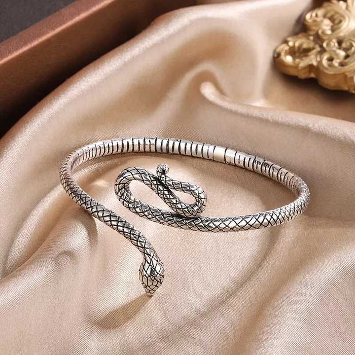 Bransoletka Silver Women srebrna żmija żmijka