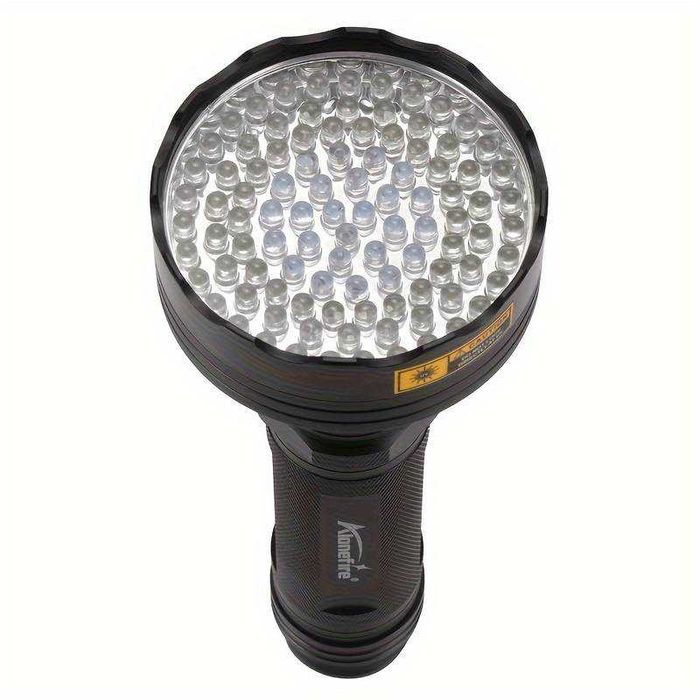 Profesjonalna Latarka UV 75 LED + światło białe 25 LED (2w1) + Gratis