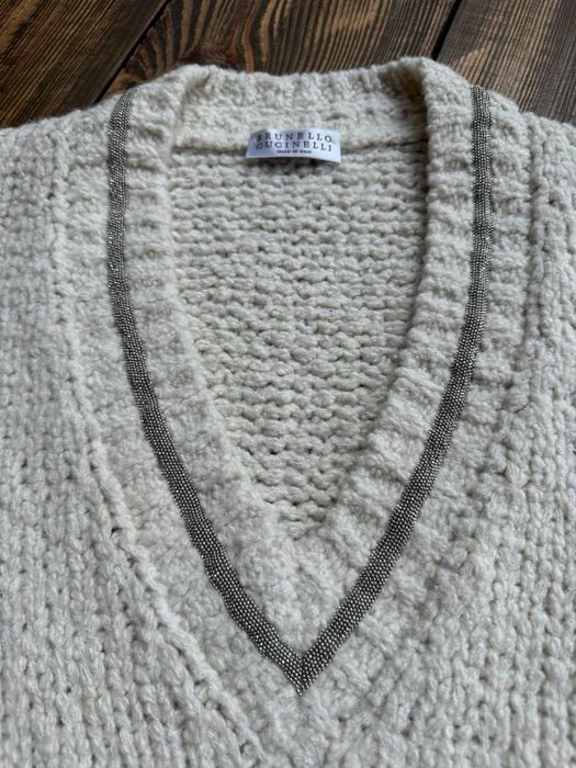 Шерстяний жилет brunello cucinelli