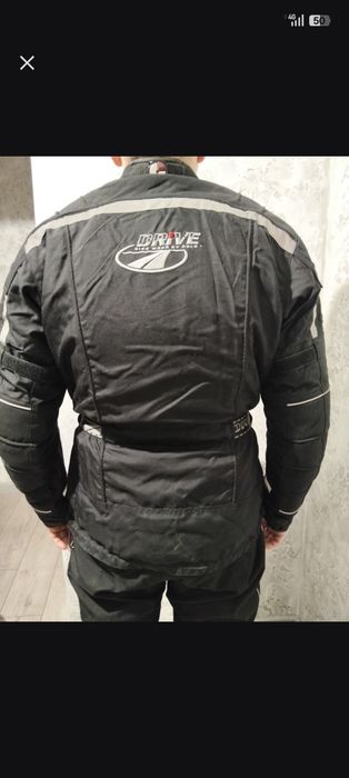 Мотокостюм DRIVE Polo текстиль чёрный демисезон — куртка L,