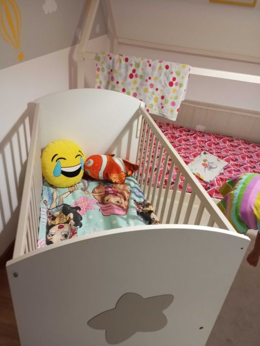 Berço grades bebé c/ colchão