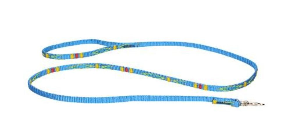 Smycz dla psa ozdobna niebieska 20-130cm