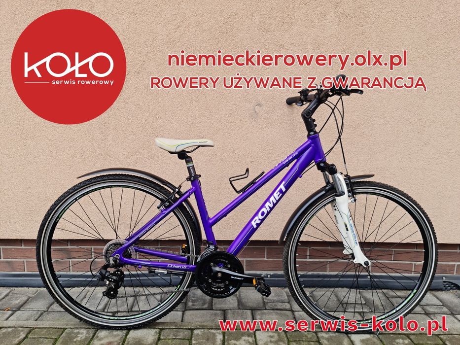 Rower damski damka crossowy ROMET koła 28 SHIMANO ALUMINIUM wysyłka