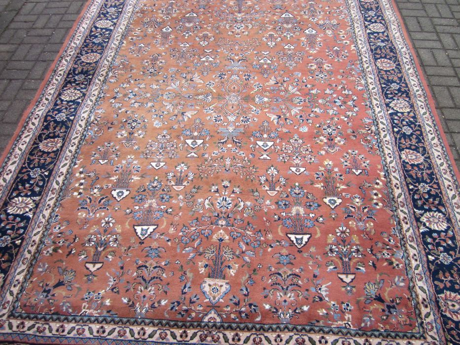 dywan wełniany ręcznie tkany Grubas Indie WyCZYszCZonY