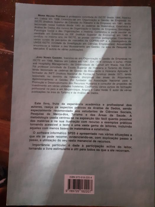 Análise de dados para ciências sociais