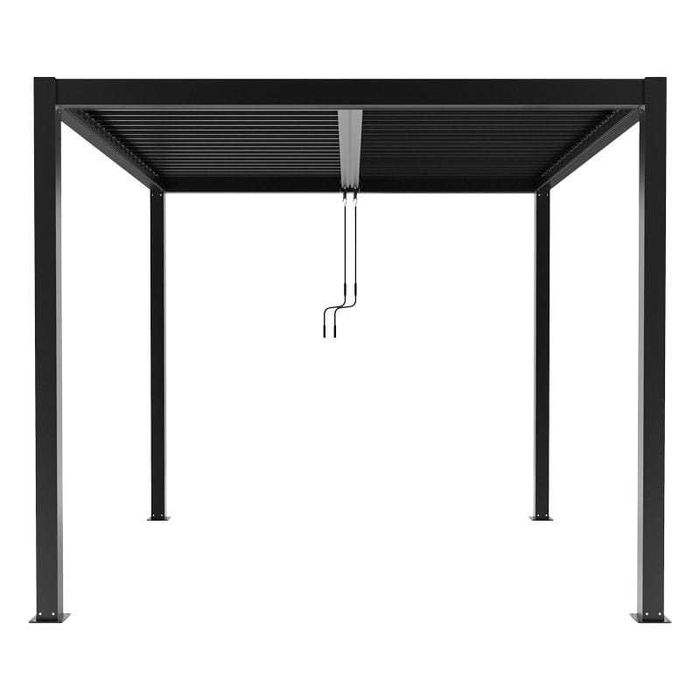 Pergola 3x4 aluminiowa luxe nowa, LED + akcesoria