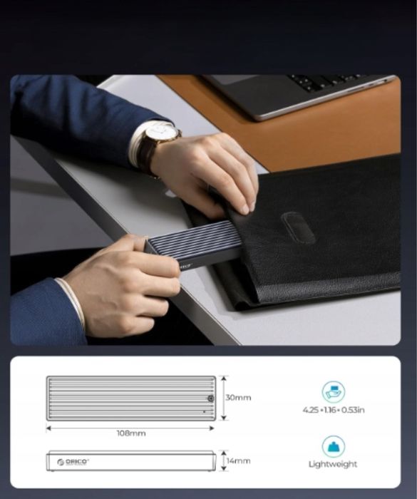 ORICO M.2 NVMe SSD Obudowa USB-C 10Gbps Aluminiowa
