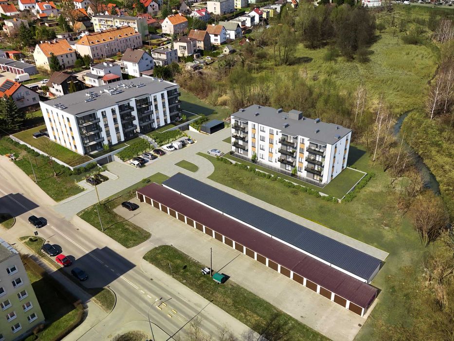 Mieszkanie deweloperskie 1 piętro, winda 49,67 m2 Kętrzyn Limanowskiego 23 B