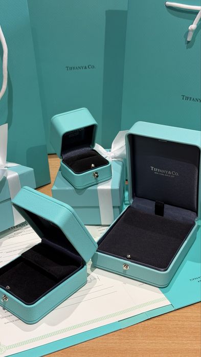Коробка упаковка под кольцо Tiffany new LUX