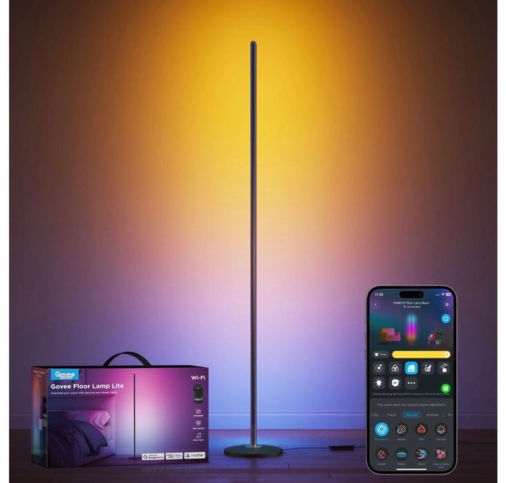 Govee RGBICW Smart Corner Floor Lamp