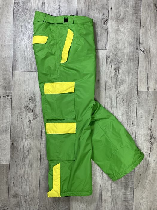 Штаны горнолыжные 2XL размер трекинговые зеленые