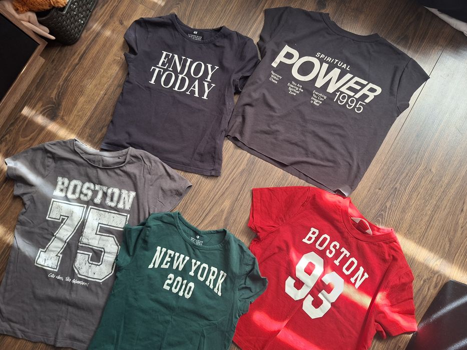 Koszulki, tshirty 21 sztuk +5 inne.