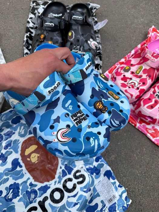 Крокси Bape/ бейп/ крокси/ взуття на літо