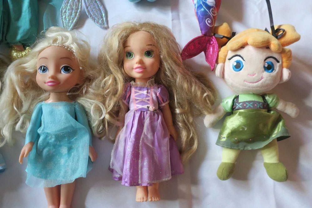 Lalka Anna Elsa Kraina Lodu Syrenka Arielka Jasmina Roszpunka