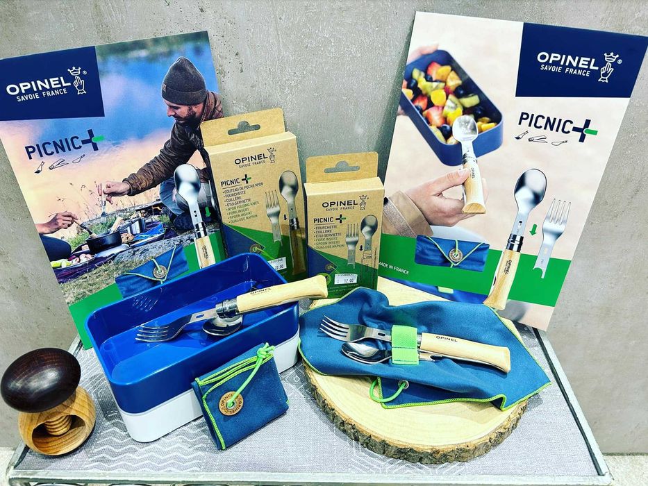 OPINEL Nomad Picnic + 002500 набір ложка вилка ніж №8 wildo fiskars