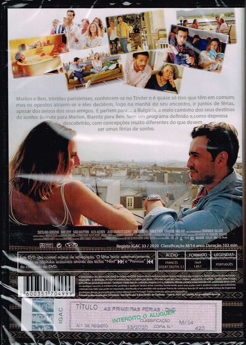 Filme em DVD: As Primeiras Férias (2018) - NOVO! SELADO!