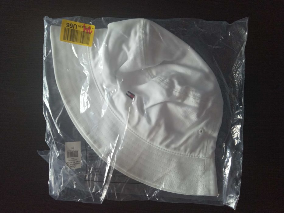 Nowy oryginalny kapelusz bucket hat Tommy Hilfiger bawełna