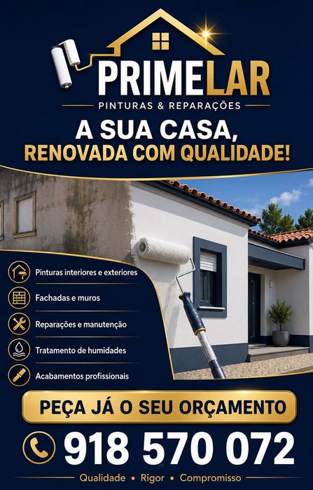 Empresa de pinturas de casas e reparação
