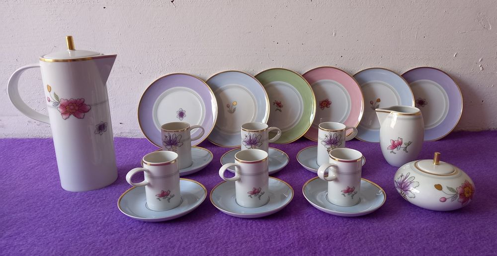 Conjunto de café + 6 pratos de bolo, Vista Alegre - Avalon Domo