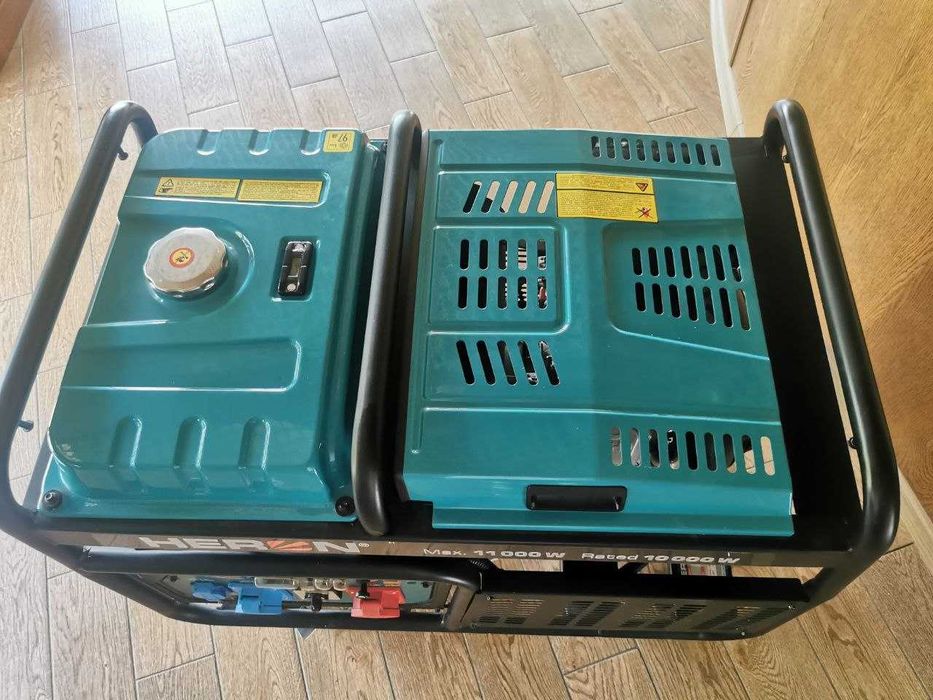 ГЕНЕРАТОР БЕНЗИНОВИЙ  HERON  11 KW /13,5KW (400V), 11 кВт (230) 3 фази