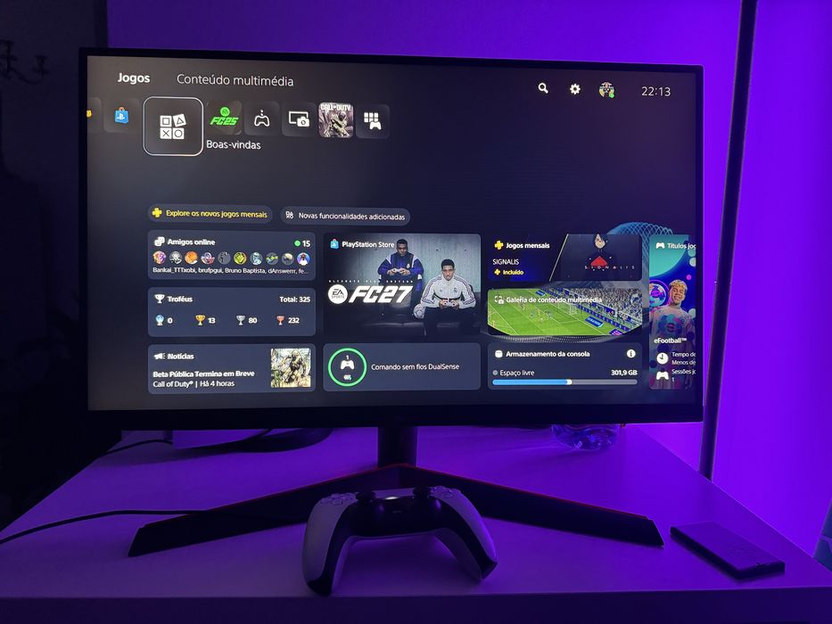 Título: Monitor Gaming LG UltraGear 27GN800-B 27" QHD 144Hz 1ms (Como Novo)