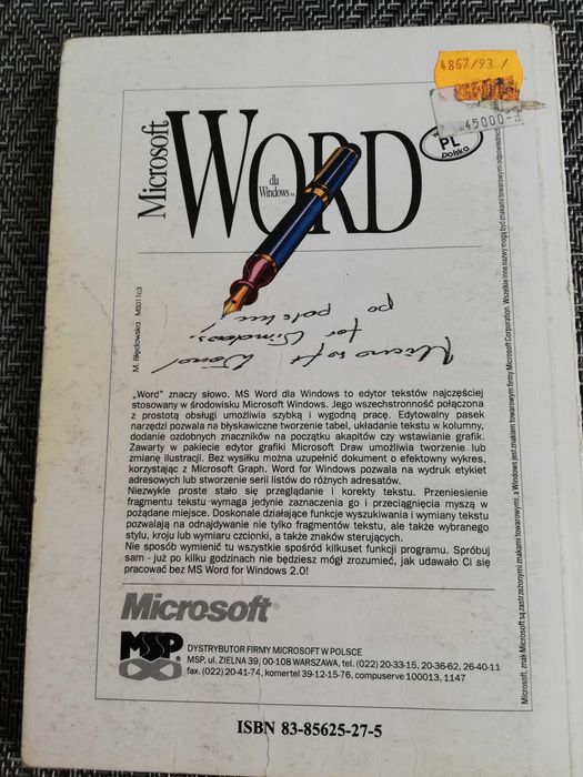 Works dla Windows - Iwona Szymacha, Witold Sikorski - 1993 rok