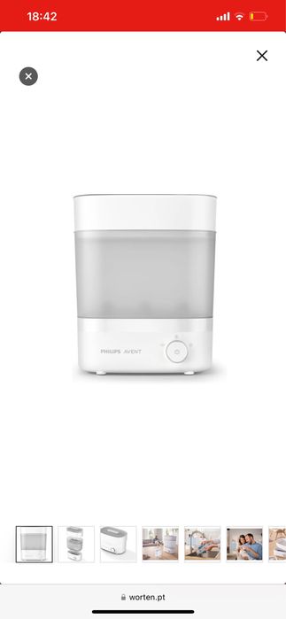 Esterilizador e secador de biberões Philips AVENT