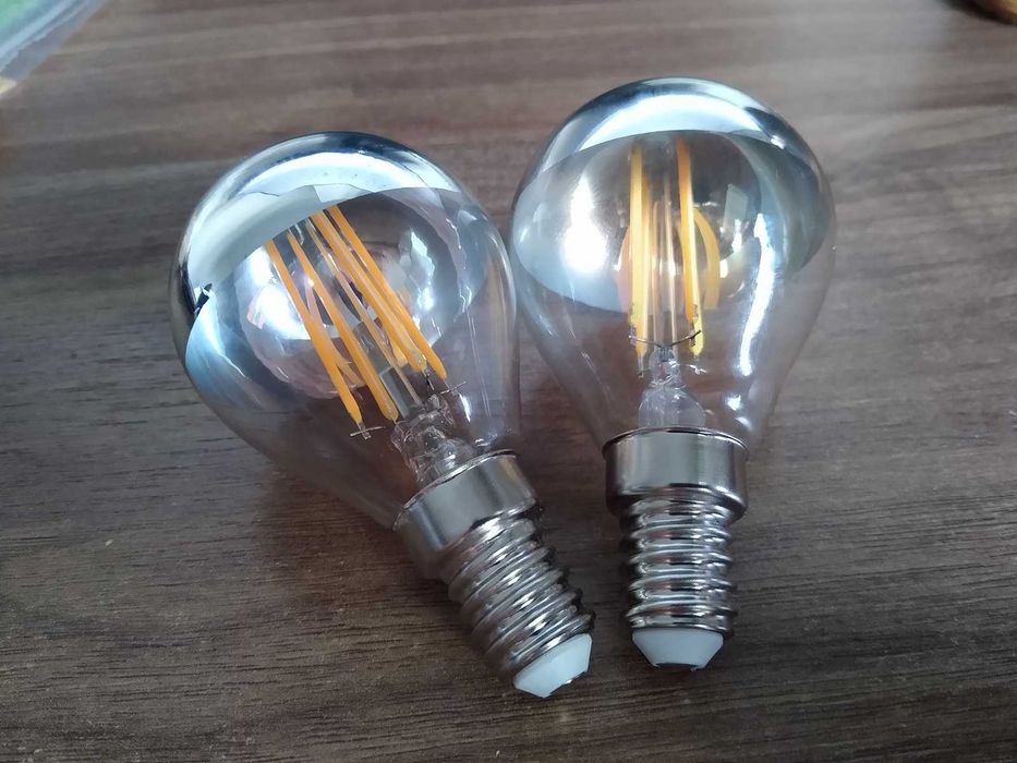 Żarówki Led E14 mały gwint  2,5W barwa ciepła - zestaw 2 sztuki