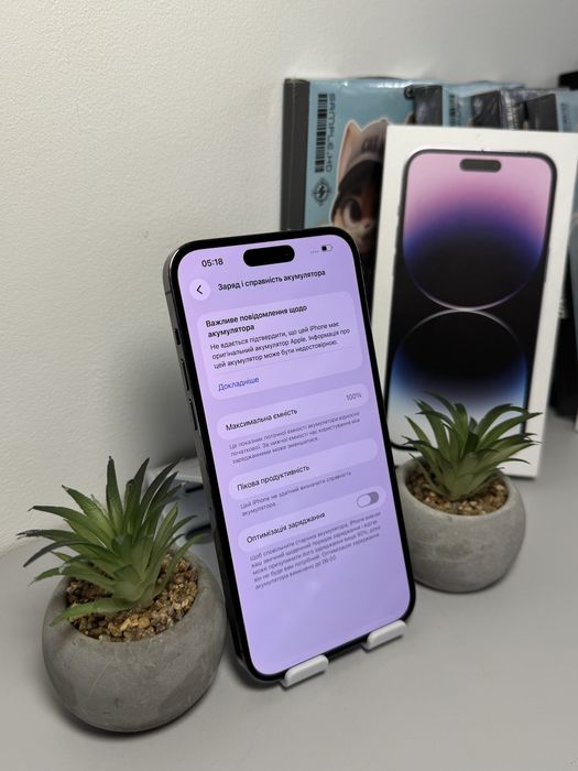 iPhone 14 Pro Max 256 GB Purple / Neverlock/ 100% АКБ / Айфон 14 Про Макс 256 ГБ