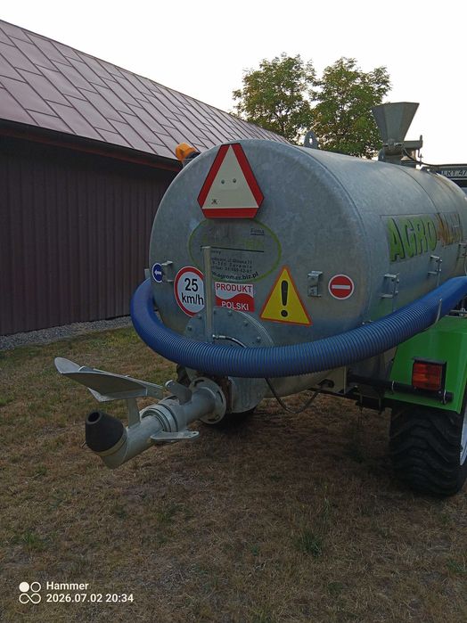 Beczkowoz agro Max 5000 l jak nowy używany do wody kilka razy meprozet pomot joskin