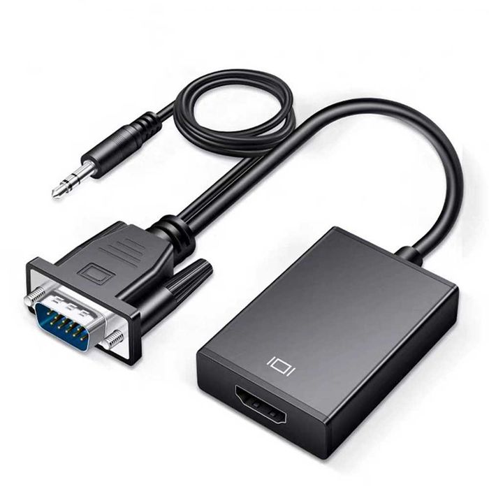 Conversor Adaptador VGA para HDMI com áudio
