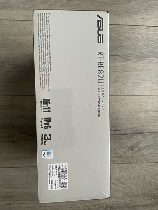 Роутер Asus RT-BE82U WiFi7 / BE6500 / 2.5Гбіт/с / Підтримка MESH