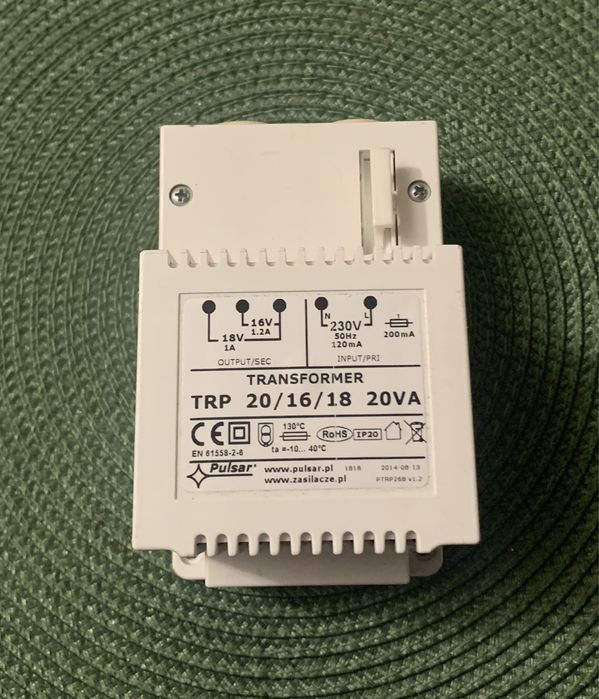 Transformator Pulsar TRP 20/16/18 20VA